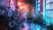 © RocknRoller Studios - Dreamy Indoor Floral Scene - Evening Blossoms and Reflections
