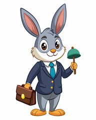 Wall Mural - Rabbit is a lawyer