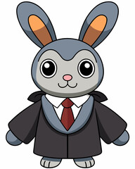 Wall Mural - Rabbit is a lawyer