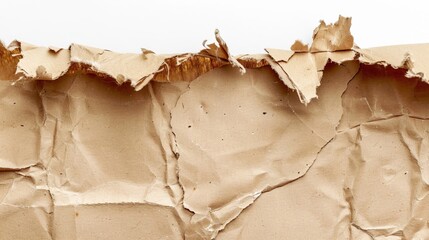 Aufkleber - Paper strips with ripped edges isolated on white