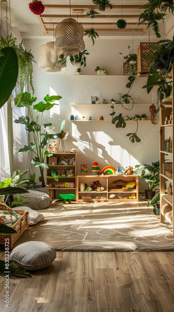 Sustainable Oasis: Eco-Friendly Playroom Design with Plants and Ethical ...