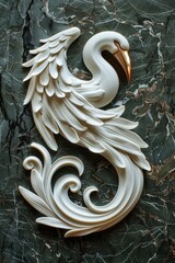 Poster - A woman creates decorative shells using clay, perfect for crafts or decorations