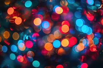 Poster - A close-up shot of various light sources, including lamps, bulbs, and strings of fairy lights