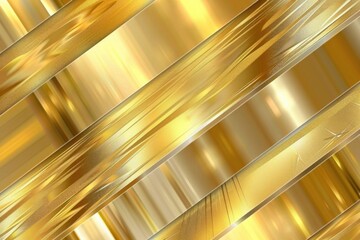 Poster - A close-up shot of a metal plate with a gold background, perfect for use in design and advertising projects