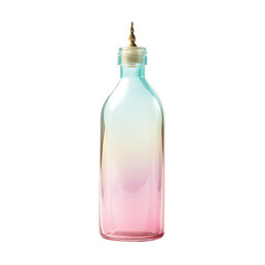 Wall Mural - blank unicorn bottle on isolated white background