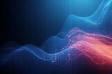 Technology abstract line background