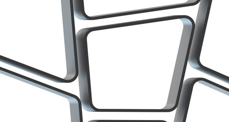 Fototapete - Multicolor abstract background banner of triangles , all the colors of the rainbow PNG