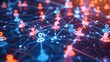 © Sittipol  - Connected profiles and networks, vibrant digital web, concept of community, Abstract background with glowing plexus and people figures. Futuristic technology and communication concept.