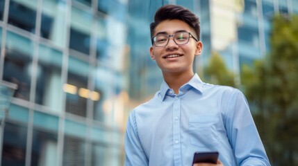 Sticker - The young man smiling