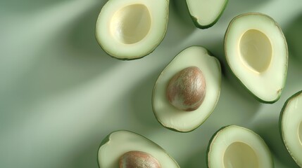 Sticker - The Halved Avocado Fruit