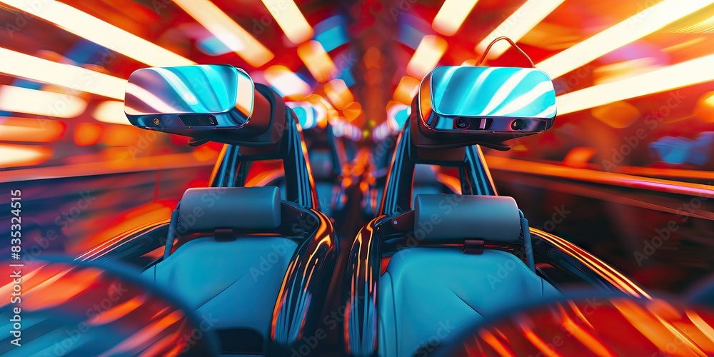 Virtual Realiy Rides Virtual Reality Theme Park: A theme park where visitors can immerse ...