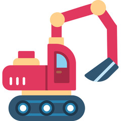 Wall Mural - Excavator Icon