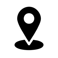 Location Pin Icon Vector Illustration - GPS Marker Symbol