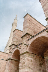 Canvas Print - Hagia Sophia. Facade from the entrance to Hagia Sophia.