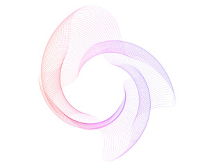 Poster - pink ribbon isolated on white