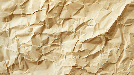 Aufkleber - High detailed texture of wrinkled brown paper suitable for various designs