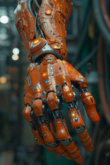 Poster - An animation of an advanced prosthetic limb, demonstrating its functionality and user interaction,