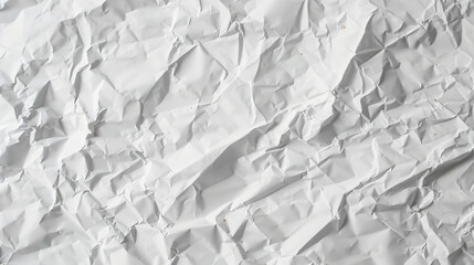 Aufkleber - High-resolution photo of a crumpled white paper textured surface, perfect for background use