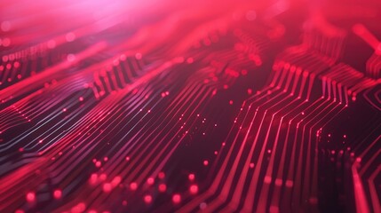 Poster - A close-up view of a computer circuit board, suitable for technology or electronics-related projects