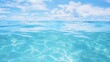 © Miva - A Breathtaking View of the Clear Blue Ocean Under a Majestic Sky