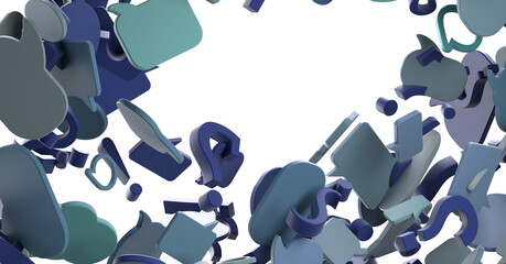 Poster - Email Inbox Electronic Communication Graphics Concept