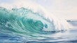 © Miva - Majestic Ocean Wave Crashing on the Surface