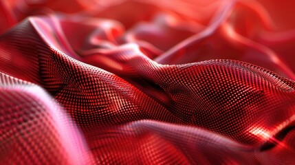 Abstract background with a close up that resembles a net in shades of red