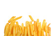 © Nofi - Frame made of tasty french fries on transparent background png