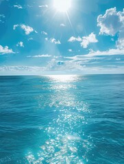 Wall Mural - Ocean sunshine