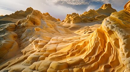 Wall Mural - a group of rocks that are in the desert