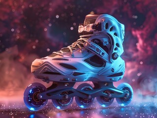 Sticker - Roller Skates on Snow