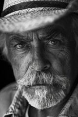 Wall Mural - Man with hat