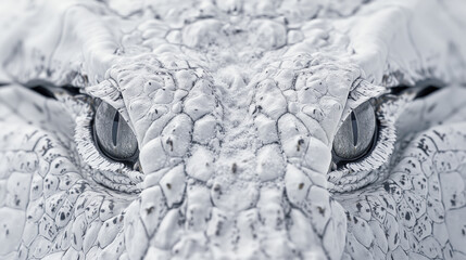 Wall Mural - AI-generated illustration of a close-up of an animal's face