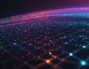 Wall Mural - abstract holographic galaxy milkyway sky style hologram wallpaper