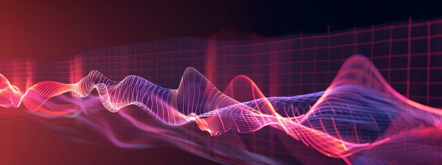 Poster - Dynamic Heartbeat Graph Depicting Medical Health Data Visualization