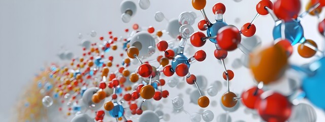 Poster - Vibrant Molecular Structures and Chemical Reactions in Dynamic Motion