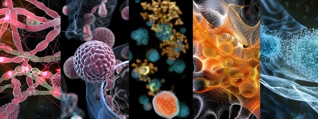 Poster - Microscopic Structures Revealed Through 3D Electron Microscope Imagery