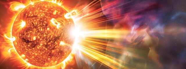 Poster - Powerful Solar Radiation Emitting Across the Electromagnetic Spectrum from the Sun