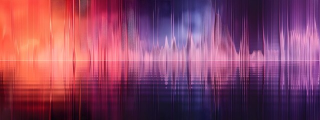 Poster - Mesmerizing Visualization of Dynamic Sound Waves in Vibrant Gradient Hues