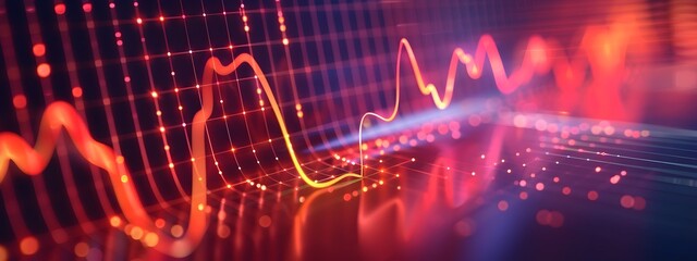 Poster - Heart Rate Fluctuation Graph Visualization for Medical or Financial Analytics