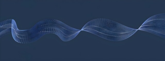 Poster - Captivating Sine Wave   Elegant Digital Art with Flowing Gradient Dynamics