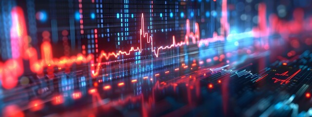 Poster - Pulse Rate Monitor Dynamic Visualization of Cardiac Fluctuations in the Financial Landscape