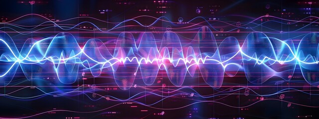 Poster - of Frequency Shift Keying FSK Diagram in Digital Communication