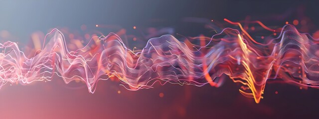 Poster - D of Heartbeat Sound Waveform