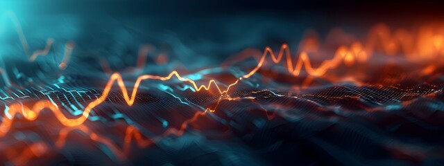 Poster - D of Heartbeat Sound Waveform