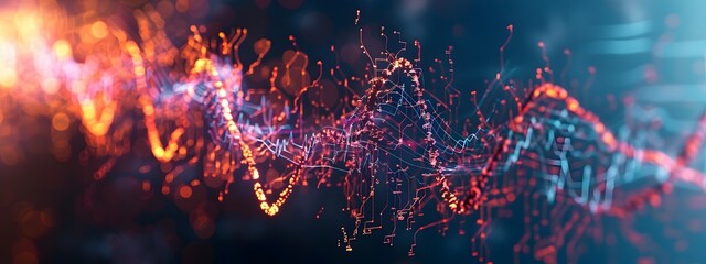 Poster - D of Heartbeat Sound Waveform