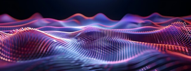Poster - D Rendering of Frequency Response Analysis Showing System Response to Varying Input Frequencies