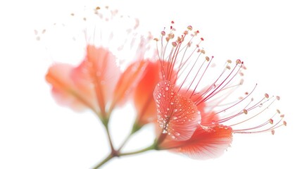 colorful flower cutout isolated on a white background