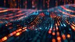 © Everything by Rachan - Futuristic Cyberpunk-Style Digital City Landscape with Glowing Neon Lights and Abstract Data Connections