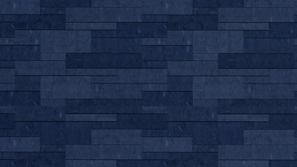 Wall Mural - Stone random pattern dark blue for interior floor and wall materials